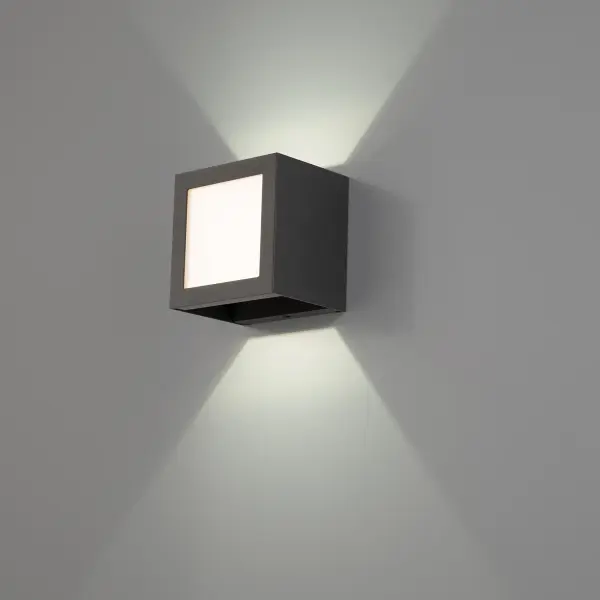 An indoor/outdoor wall-mounted luminaire, WINDOW is a 4-CCT selectable sconce designed with up, down and front lights. Up and downlights are engineered with dynamic beam control ranging from 0° to 105° to render creative light patterns on the walls with color temperatures that include 2700K, 3000K, 3500K and 4000K. The front panel lens dims beautifully using onboard control with 100-1% ELV, TRIAC and 0-10V systems. The ADA wall sconce is IP65 rated, crafted of die-cast aluminum square and rectangle profiles in black and white powder coat finishes. Ideal for residential, hospitality, retail and commercial applications.