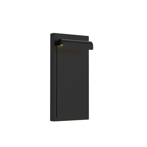 This unique scrolled design features All-in-One CCT Selectable technology that ranges from warm 2700K to cool 5000K white light for various indoor and outdoor applications. Perfect for apartment doors and hotel rooms, this aluminum-constructed sconce with an acrylic diffuser can be customized with address numbers and styles to suit your project. Collection: Cap Finish: Black Width: 6.00" Height: 12.00" Length: 2.50" Weight: 2.65 lb Extension from Wall: 2.50" Bulbs Included Number of Bulbs: 1 Maximum Wattage: 13.00 W Bulb Type: Module Light Source: LED Delivered Lumens: 215.00 lm Color Temperature: 2700 K CRI: 90 Dimmable Rated Average Life: 50000 Voltage: 120.00 V Material: Die-cast aluminum with acrylic diffuser Country of Origin: China Safety Listing: ETL, cETL LED Manufacturer Warranty: 5 year
