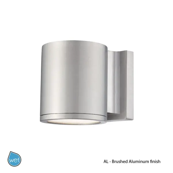 A simple sconce with endless possibilities. This cylindrical wall luminaire delivers powerful lumen output, either upwards or downwards, or a combination of both, depending on the configuration and application. Built to last with die-cast aluminum construction and designed with no visible hardware, this low profile highly versatile Tube is perfect for your exterior and interior lighting needs. Five handsome architectural finishes will complement nearly any décor.