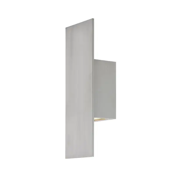 Like a simple reference to something greater, the up and down lights accentuate linear architectural forms.