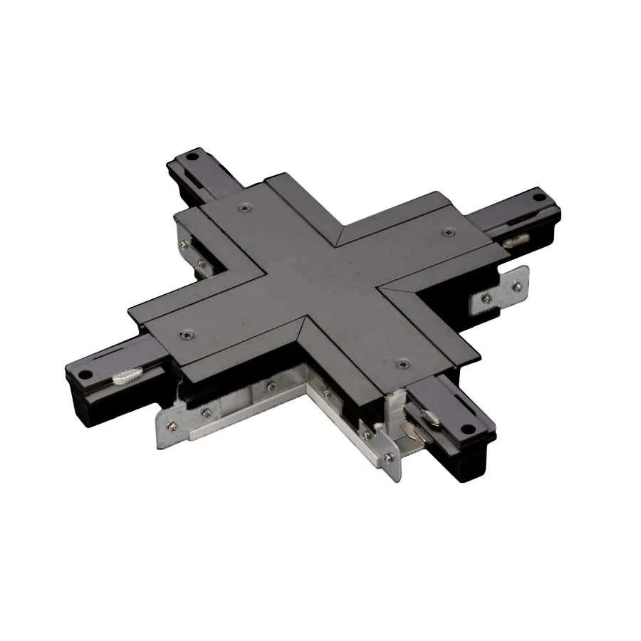 W Track Track Connector in Black