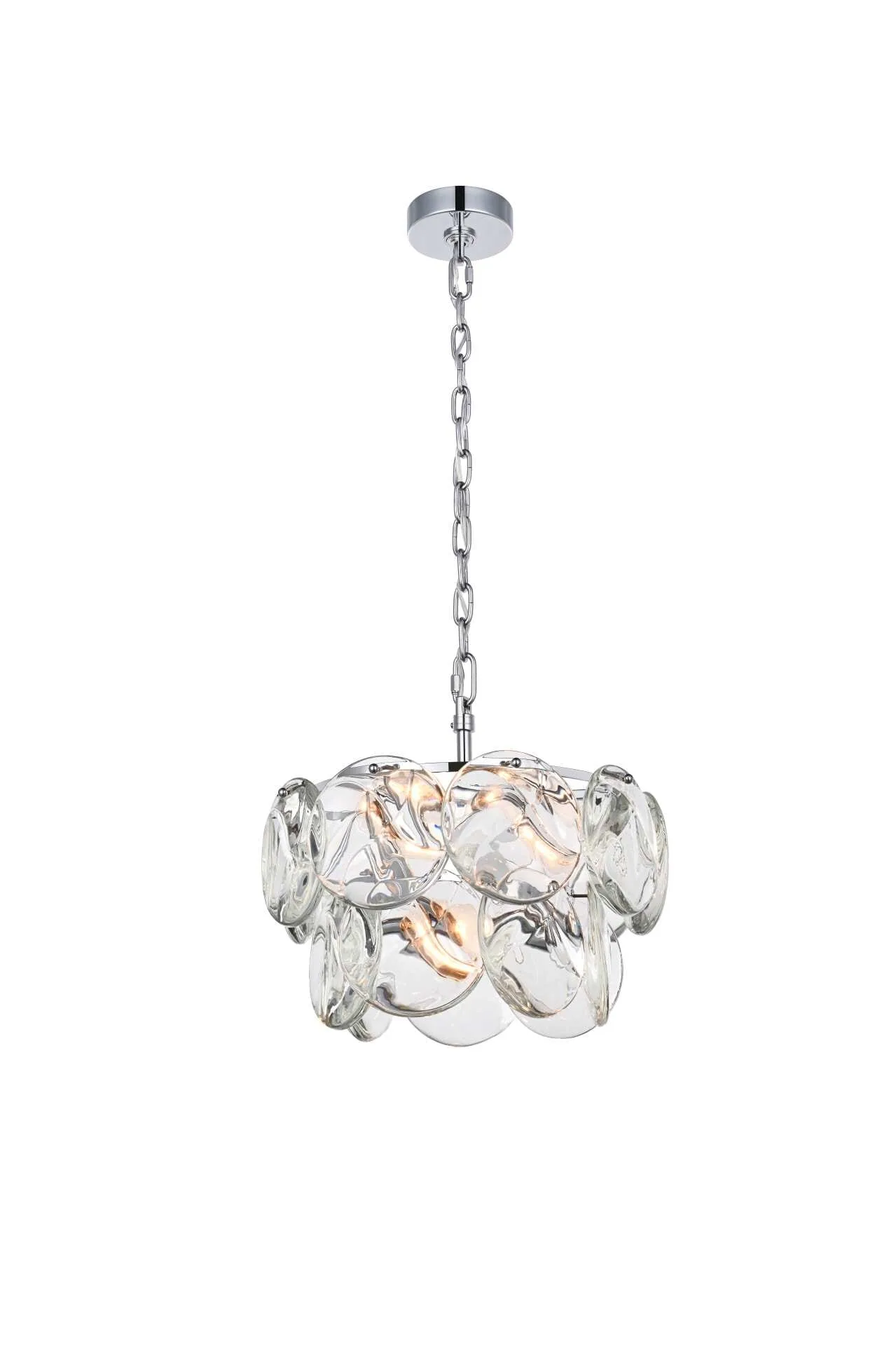 Charlotte Six Light Chandelier in Chrome