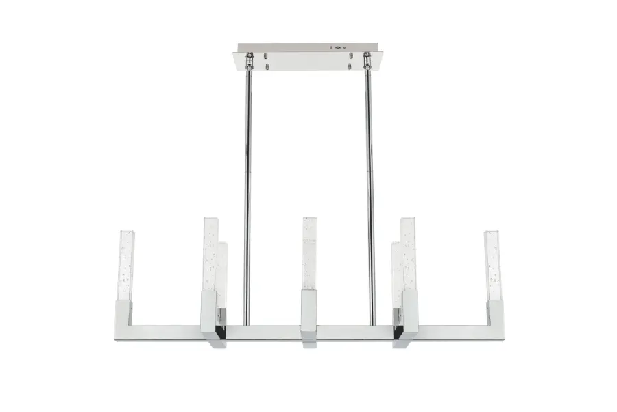 Noemi 42-Inch LED Linear Pendant in Chrome - Image 1