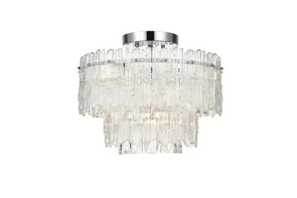 Dimensions
Chain/Rod Length: No"
Length: 15"
Width: 15"
Height: 12.5"
Maximum Height: 12.5"
Wire Length: 12"
Specifications
Assembly Required: yes
Bulb Included: No
#N/A
Crystal/Glass Color: Clear
Dimmable: Yes
Distressed Finish: No
Dry/Wet/Damp: Dry
ETL: No
Finish (Color): Chrome
Fixture Material: Iron, Glass, and Crystal
Hardware Finish: Chrome
Harware Material: Iron
Max/Nominal Watt: 160W
Number of Lights: 4
Product Shape: Round
Product Type: Flush Mounts
Product Warranty: 1 year limited
Socket Type: E12
UL & ULC Standard: Yes
Voltage: 110-129V
Wattage/Bulb: 40W
Weight: 13
Wire Included: Yes
Shipment type: Small Parcel
US Shipping Cost: $17.00