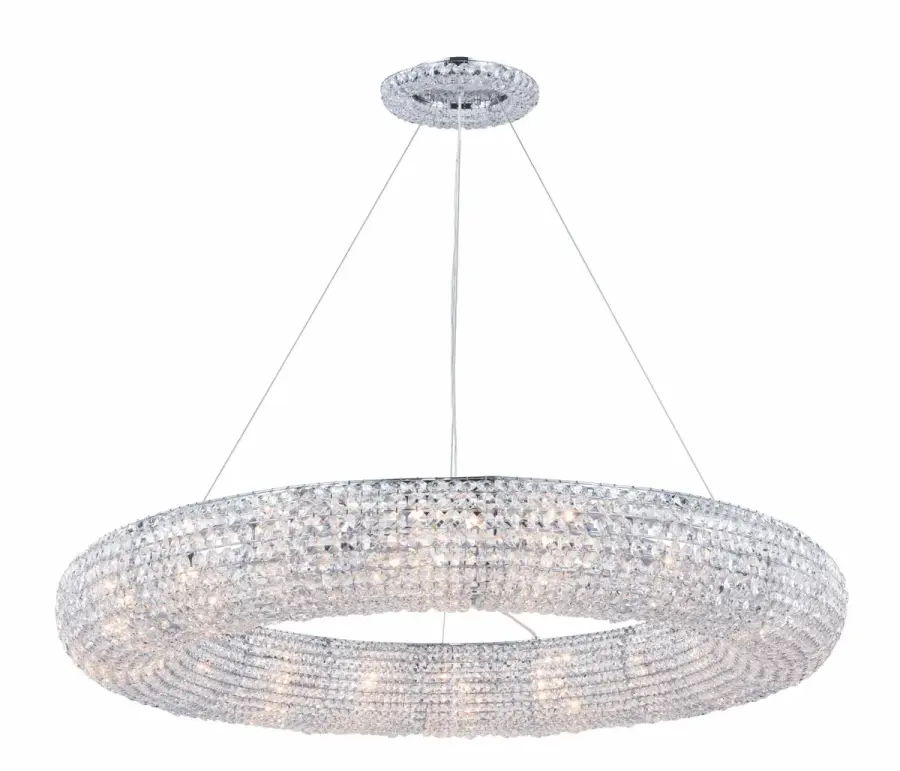Paris 18-Light Crystal Chandelier in Chrome