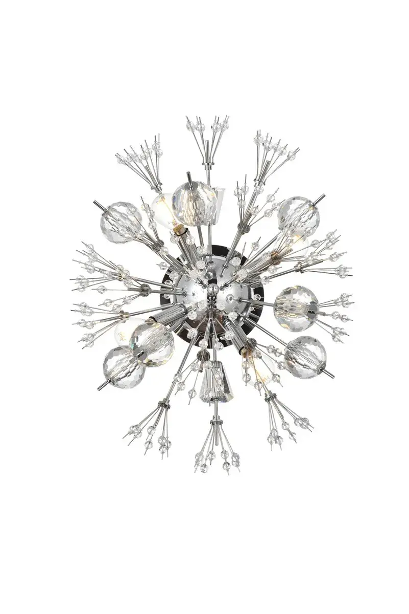 Vera Four Light Wall Sconce in Chrome