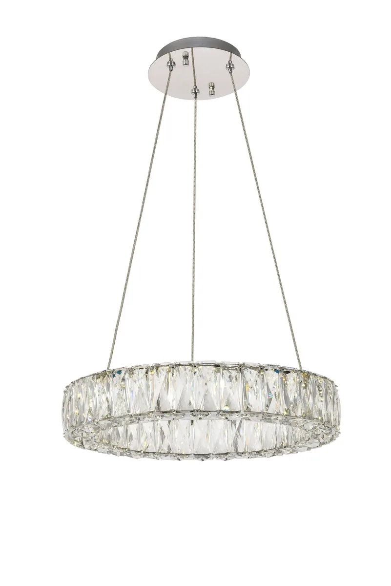 Monroe LED Chandelier in Chrome