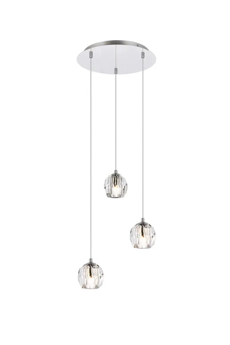 Eren LED Pendant in Chrome