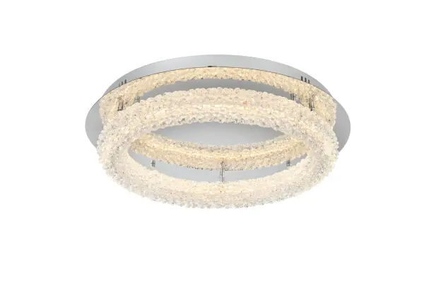 Dimensions
Length: 22"
Width: 22"
Height: 5.5"
Wire Length: 12"
Specifications
Assembly Required: No
Average Life (Hours): 20000
Bulb Included: Yes
#N/A
Color Temperature: 3000K+4500K+6000K
CRI: 80
Crystal/Glass Color: Clear
Dimmable: Yes
Distressed Finish: No
Dry/Wet/Damp: Dry
ETL: Yes
Finish (Color): Chrome
Fixture Material: Iron and Crystal
Hanging Device: Steel Wire
Hardware Finish: Chrome
Harware Material: Iron
Lumens: 3920
Number of Lights: 1
Product Shape: Round
Product Type: Flush Mounts
Product Warranty: 3 year limited
Socket Type: LED SMD
UL & ULC Standard: No
Voltage: 110V - 125V
Wattage/Bulb: 28
Watts: 56
Weight: 18
Wire Included: Yes
Shipment type: Small Parcel
US Shipping Cost: $18.00
