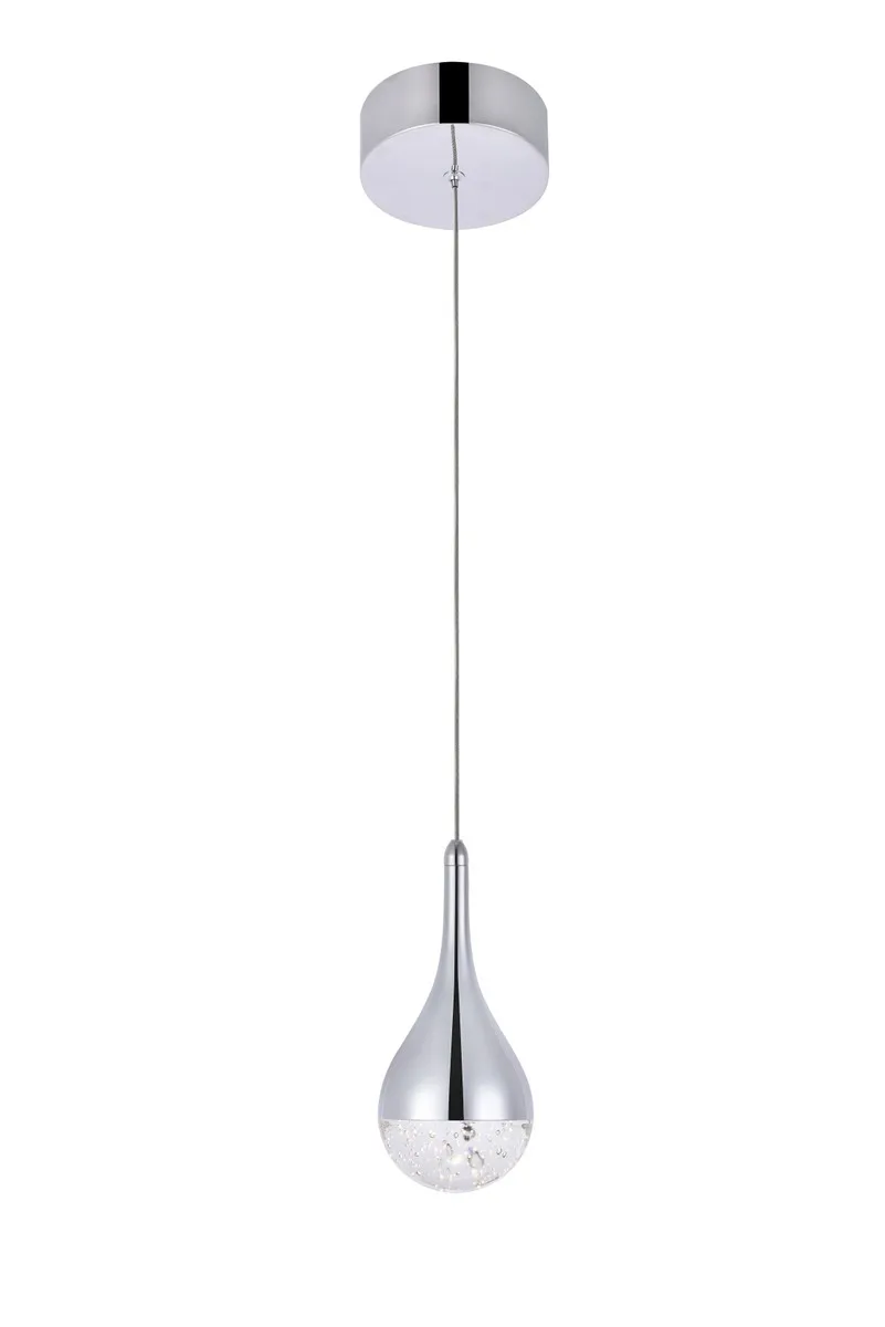 Amherst LED Pendant in chrome