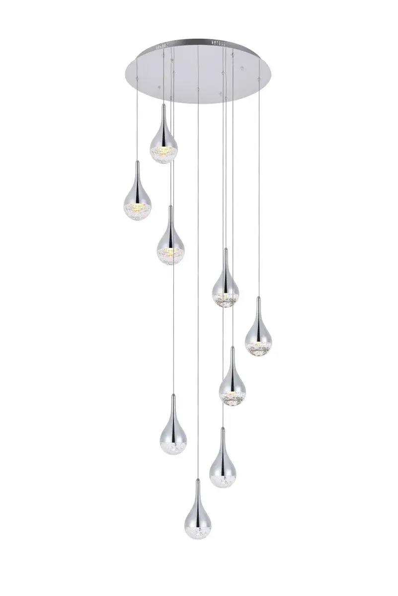 Amherst LED Chandelier in Chrome
