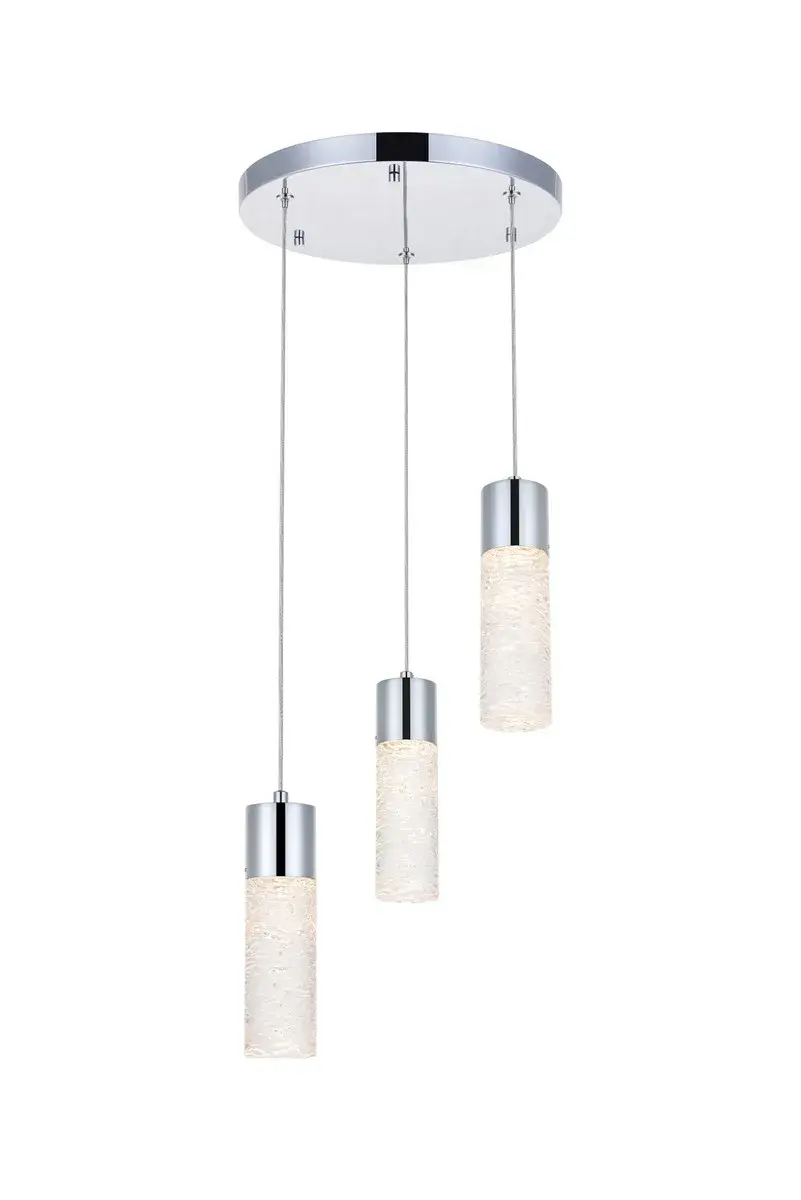 Constellation LED Pendant in Chrome