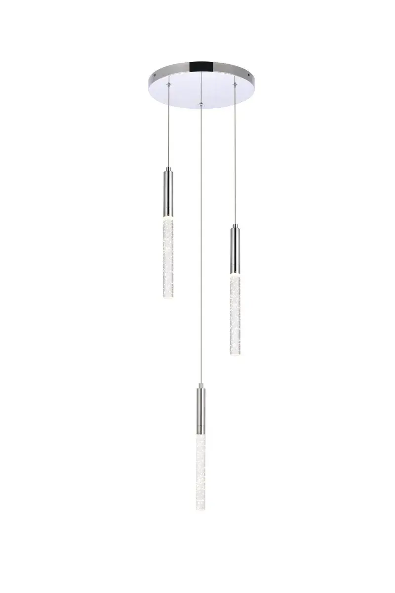 Ruelle LED Pendant in Chrome