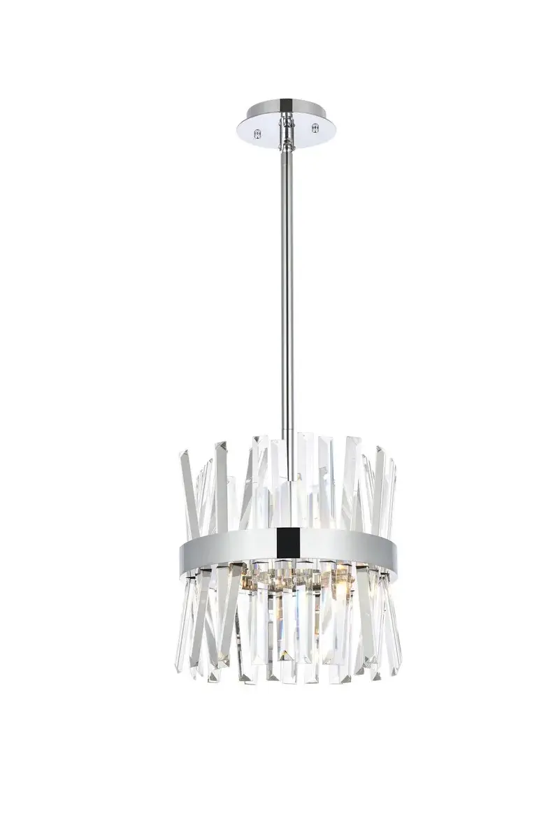 Serephina 6-Light Crystal Pendant in Chrome