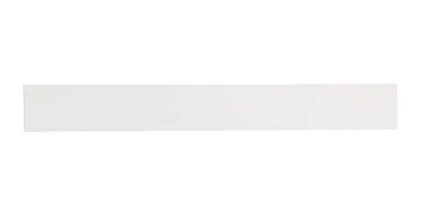 32 inch Backsplash in ivory white designed to protect your bathroom walls from splashes and stains. Rooms: Bathroom Finish: Ivory White Width: 0.71" Height: 3.94" Length: 32.00" Weight: 8.00 lb Material: Engineered stone Country of Origin: China Manufacturer Warranty: 1 year limited