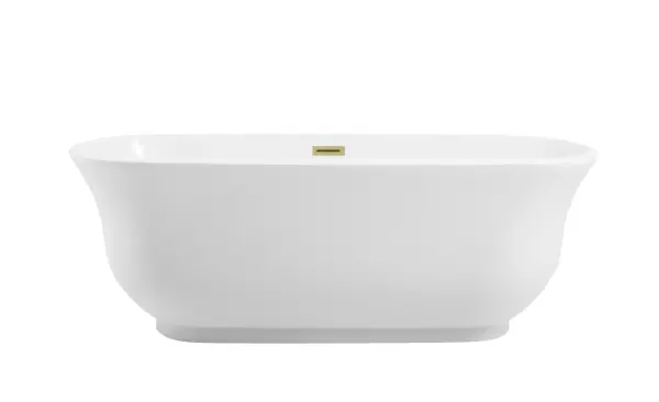 Dimensions
Length: 67"
Width: 31"
Height: 23"
Bath Tub Basin Area Bottomt: 45.25x22"
Bath Tub Soaking Depth: 45.25x22"
Drain Length: 47.24"
Drain Width: 2.7"
Depth: 18.5"
Specifications
Assembly Required: Yes
Bath Tub Design: roll top
Bath Tub Drain Placement: center
Distressed Finish: No
Finish (Color): Glossy white
BathTub Material: pure acrylic
Hardware Finish: brushed gold
Harware Material: copper
Overflow Drain Included: YES
Product Shape: Oval
Product Type: Bath Tubs
Product Warranty: 1 Year limited
Valve Included: yes
Volume Capacity: 69
Weight: 115
Weight Capacity: 1764
Wire Included: No
Shipment type: LTL
US Shipping Cost: $274.00
Shelves
Shelf Depth: YES