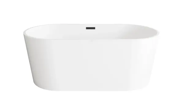 This freestanding soaking tub combines timeless design with modern comfort. Its double-ended shape and generous 15-inch soaking depth create a luxurious bathing experience, while customizable drain finishes add personalization.