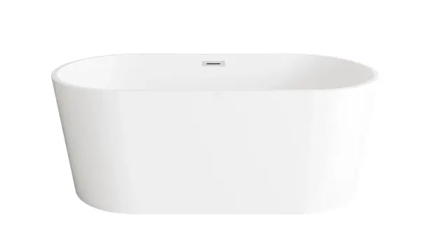 A versatile freestanding bathtub that bridges modern and traditional design with its soft curves and balanced proportions. The generous 15-inch soaking depth and double-ended design make it ideal for luxurious relaxation.