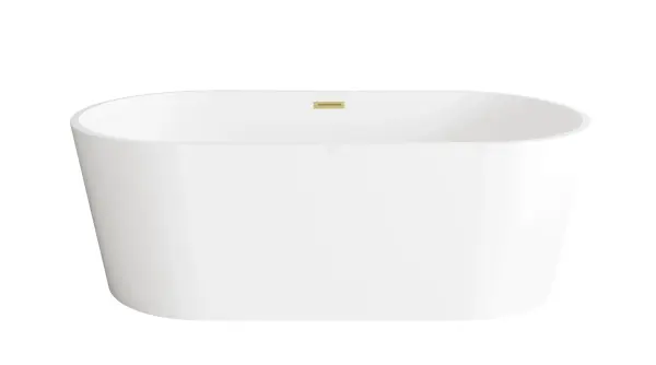 Dimensions
Length: 67"
Width: 29.5"
Height: 23"
Bath Tub Basin Area Bottomt: 47.6x18.5"
Bath Tub Soaking Depth: 47.6x18.5"
Drain Length: 47.24"
Drain Width: 2.7"
Depth: 17.5"
Specifications
Assembly Required: Yes
Bath Tub Design: Double ended
Bath Tub Drain Placement: center
Distressed Finish: No
Finish (Color): Glossy white
BathTub Material: Acrylic, Resin and Fiberglass
Hardware Finish: brushed gold
Harware Material: Brass
Overflow Drain Included: YES
Product Shape: Oval
Product Type: Bath Tubs
Product Warranty: 1 year limited
Volume Capacity: 82
Weight: 101
Weight Capacity: 551.16
Wire Included: No
Shipment type: LTL
US Shipping Cost: $258.00
Shelves
Shelf Depth: YES
