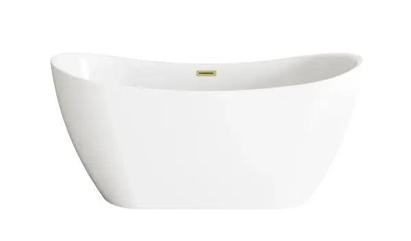 Dimensions
Length: 59"
Width: 28"
Height: 27"
Bath Tub Basin Area Bottomt: 41.3*18.1"
Bath Tub Soaking Depth: 41.3*18.1"
Drain Length: 47.24"
Drain Width: 2.7"
Depth: 18"
Specifications
Assembly Required: Yes
Bath Tub Design: double slipper
Bath Tub Drain Placement: center
Distressed Finish: No
Finish (Color): Glossy white
BathTub Material: Acrylic, Resin and Fiberglass
Hardware Finish: brushed gold
Harware Material: Brass
Overflow Drain Included: YES
Product Shape: Oval
Product Type: Bath Tubs
Product Warranty: 1 year limited
Volume Capacity: 56
Weight: 107
Weight Capacity: 551.16
Wire Included: No
Shipment type: LTL
US Shipping Cost: $258.00
Shelves
Shelf Depth: YES