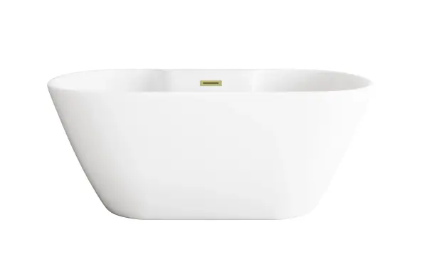 Dimensions
Length: 59"
Width: 29"
Height: 23"
Bath Tub Basin Area Bottomt: 41.3*18.9"
Bath Tub Soaking Depth: 41.3*18.9"
Drain Length: 47.24"
Drain Width: 2.7"
Depth: 18"
Specifications
Assembly Required: Yes
Bath Tub Design: Double ended
Bath Tub Drain Placement: center
Distressed Finish: No
Finish (Color): Glossy white
BathTub Material: Acrylic, Resin and Fiberglass
Hardware Finish: brushed gold
Harware Material: Brass
Overflow Drain Included: YES
Product Shape: Oval
Product Type: Bath Tubs
Product Warranty: 1 year limited
Volume Capacity: 76
Weight: 83
Weight Capacity: 551.16
Wire Included: No
Shipment type: LTL
US Shipping Cost: $235.00
Shelves
Shelf Depth: YES
