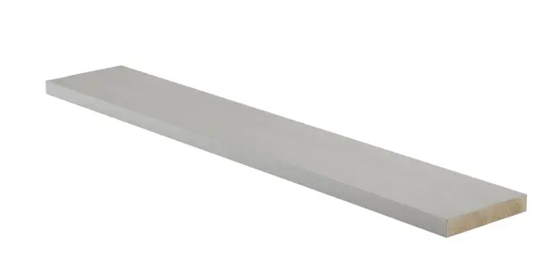 Dimensions
Length: 42"
Width: 3"
Height: 0.75"
Specifications
Finish (Color): Grey
Rubberwood
Product Warranty: 1 YEAR
Weight: 0.75