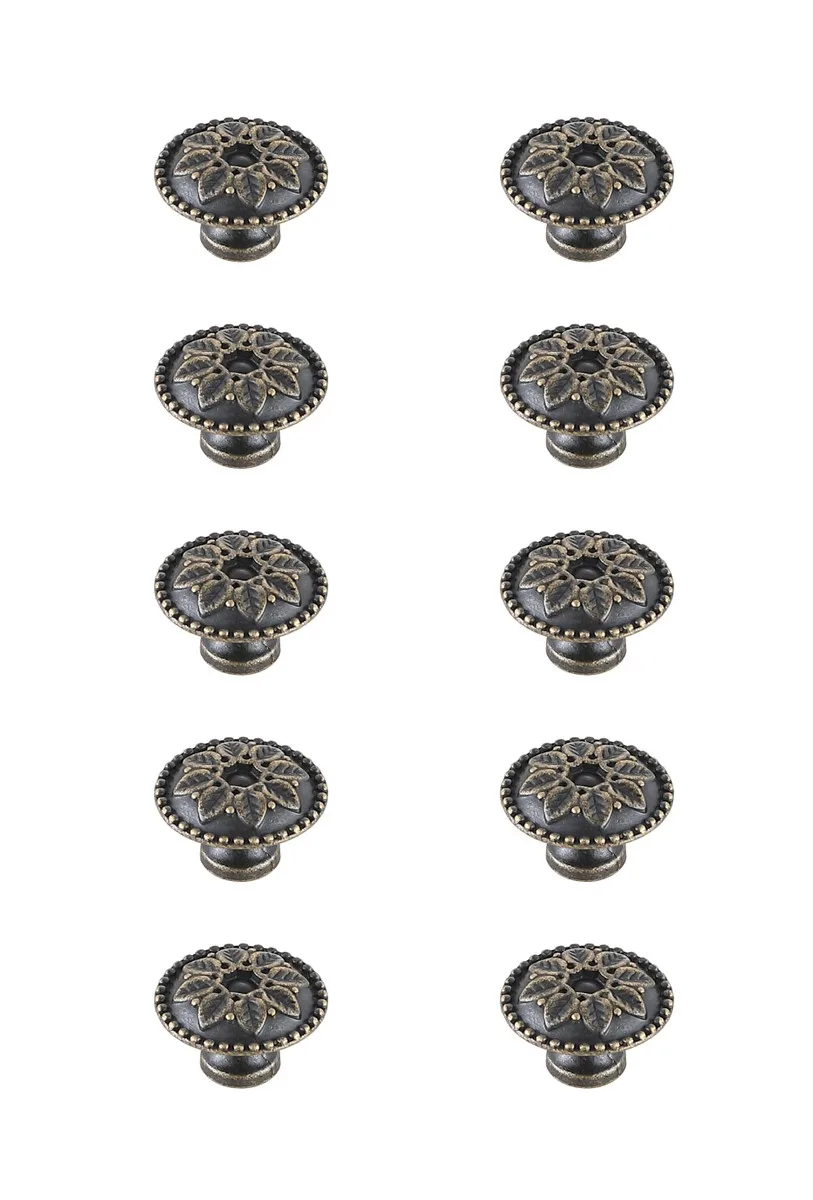 Corio Knob Multipack (Set of 10) in Antique Bronze