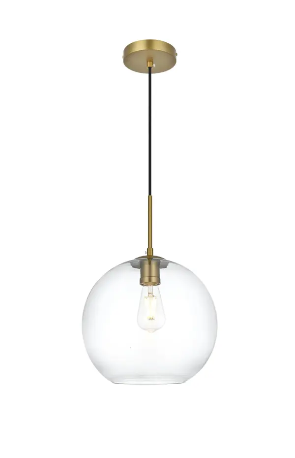 Dimensions
Chain/Rod Length: 60"
Length: 12"
Width: 12"
Height: 12"
Maximum Height: 72"
Wire Length: 60"
Specifications
Assembly Required: No
Bulb Included: Not Included
Dimmable: Yes
Distressed Finish: No
Dry/Wet/Damp: Dry
ETL: YES
Finish (Color): Satin Gold and Clear
Fixture Material: Iron and Glass
Hanging Device: Cord
Hardware Finish: Satin Gold
Harware Material: Iron
Max/Nominal Watt: 40W
Number of Lights: 1
Product Type: Pendants
Product Warranty: 1 year limited
Socket Type: E26
UL & ULC Standard: No
Voltage: 110V - 125V
Wattage/Bulb: 40W
Weight: 3
Wire Included: Yes
Shipment type: Small parcel
