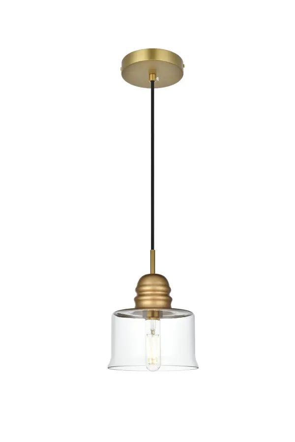 Dimensions
Chain/Rod Length: 60"
Length: 7"
Width: 7"
Height: 8"
Maximum Height: 67"
Wire Length: 60"
Specifications
Assembly Required: No
Bulb Included: Not Included
Dimmable: Yes
Distressed Finish: No
Dry/Wet/Damp: Dry
ETL: YES
Finish (Color): Satin Gold and Clear
Fixture Material: Iron and Glass
Hanging Device: Cord
Hardware Finish: Satin Gold
Harware Material: Iron
Max/Nominal Watt: 40W
Number of Lights: 1
Product Shape: Sugar Pot
Product Type: Pendants
Product Warranty: 1 year limited
Socket Type: E26
UL & ULC Standard: No
Voltage: 110V - 125V
Wattage/Bulb: 40W
Weight: 2
Wire Included: Yes
Shipment type: Small parcel