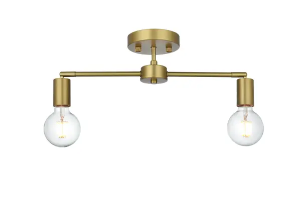 Dimensions
Length: 21.5"
Width: 5"
Height: 6"
Wire Length: 11"
Specifications
Assembly Required: No
Bulb Included: Not Included
Dimmable: Yes
Distressed Finish: No
Dry/Wet/Damp: Dry
ETL: YES
Finish (Color): Satin Gold
Fixture Material: Iron
Hardware Finish: Satin Gold
Harware Material: Iron
Max/Nominal Watt: 80W
Number of Lights: 2
Product Type: Flush Mounts
Product Warranty: 1 year limited
Socket Type: E26
UL & ULC Standard: No
Voltage: 110V - 125V
Wattage/Bulb: 40W
Weight: 1
Wire Included: Yes
Shipment type: Small parcel