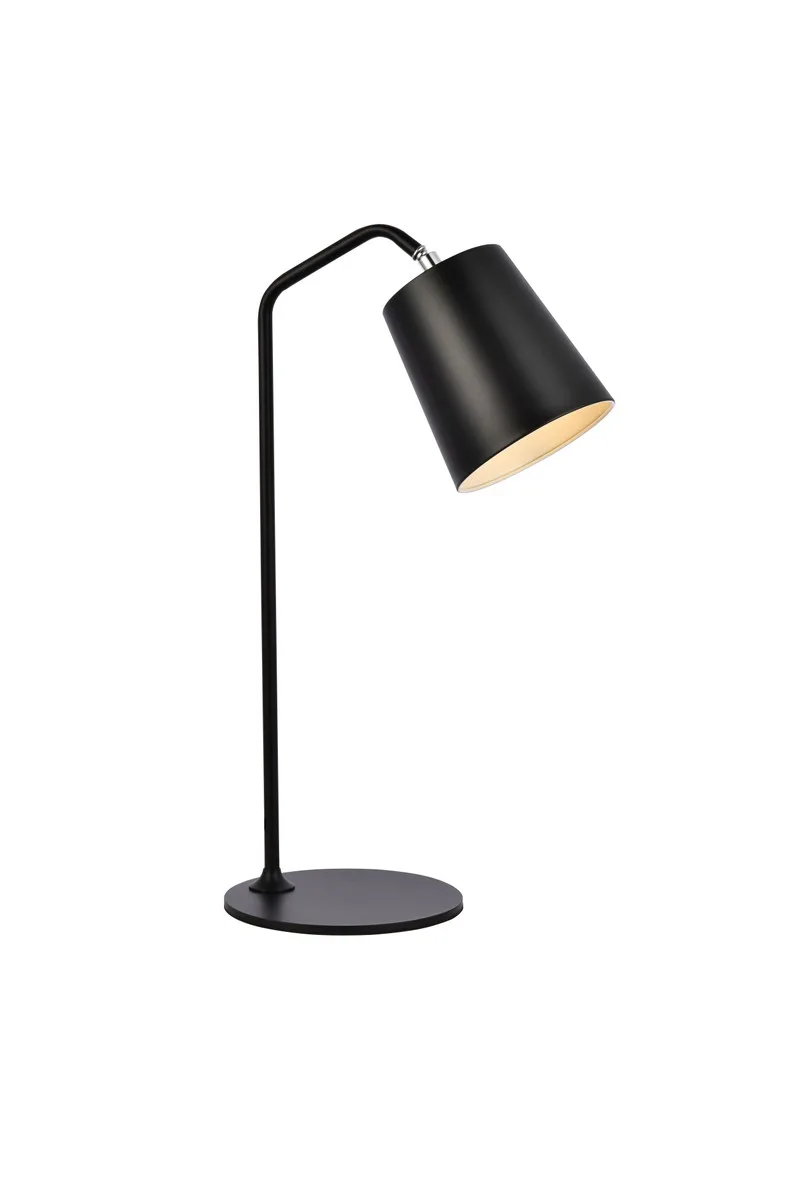 Leroy One Light Table Lamp in Black