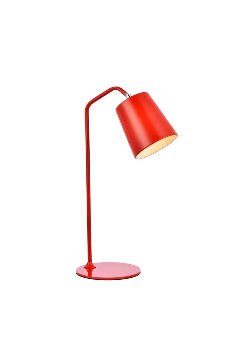 Leroy One Light Table Lamp in Red