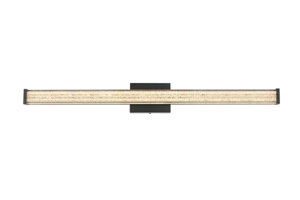 Dimensions
Width: 36"
Height: 4"
Extension: 2.6"
Wire Length: 8"
Specifications
Assembly Required: Yes
Bulb Included: Yes
Bulb Shape: LED Strip
CRI: 80
Dimmable: Yes
Distressed Finish: No
Dry/Wet/Damp: Damp
ETL: Yes
Finish (Color): Black
Fixture Material: Iron and Acrylic
Hardware Finish: Black
Harware Material: Iron
Lumens: 2400
Number of Lights: 1
Product Shape: Rectangle
Product Type: Wall Sconce
Product Warranty: 1 year limited
Socket Type: LED
UL & ULC Standard: No
Voltage: 110V - 125V
Wattage/Bulb: 24W
Watts: 24W
5
Wire Included: Yes
Shipment type: Small parcel