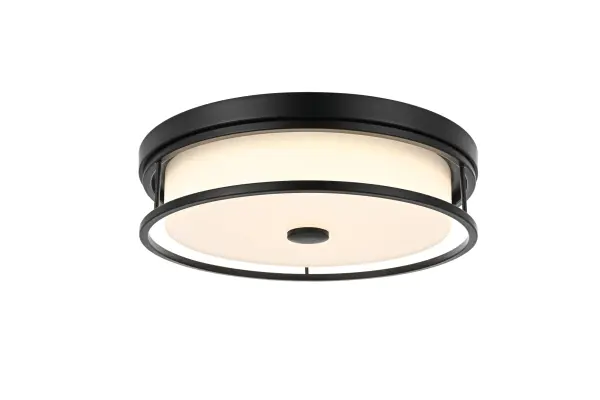 Dimensions
Length: 16"
Width: 16"
Height: 4"
Specifications
Assembly Required: Yes
Bulb Included: Yes
Bulb Shape: LED Strip
CRI: 80
Dimmable: Yes
Distressed Finish: No
Dry/Wet/Damp: Damp
ETL: Yes
Finish (Color): Black
Fixture Material: Iron and Acrylic
Hardware Finish: Black
Harware Material: Iron
Lumens: 2400
Product Shape: Round
Product Type: Flush Mounts
Product Warranty: 1 year limited
UL & ULC Standard: No
Voltage: 110V - 125V
Wattage/Bulb: 24W
Watts: 24W
7
Wire Included: No
Shipment type: Small parcel