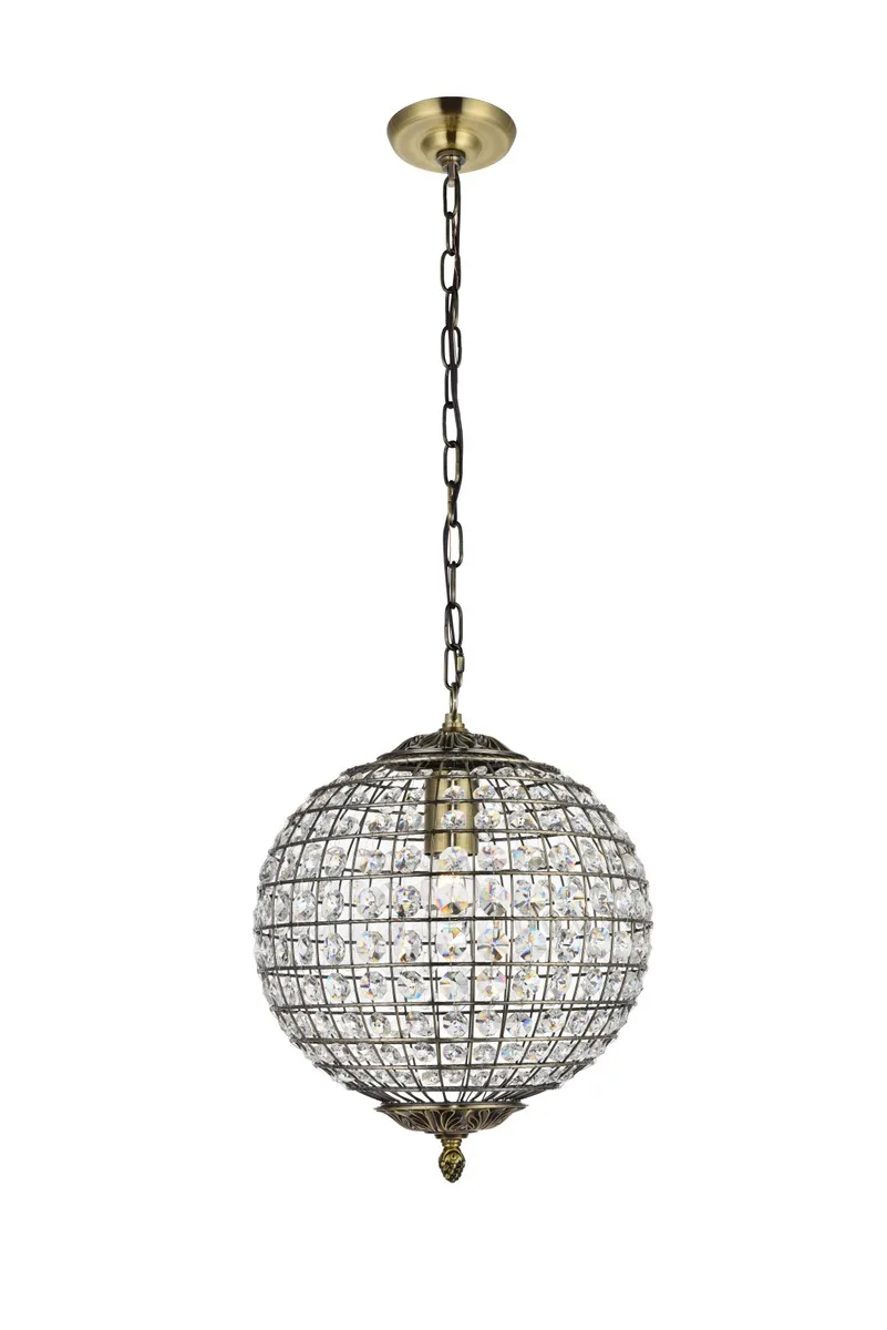 Earlene One Light Pendant in Antique Bronze