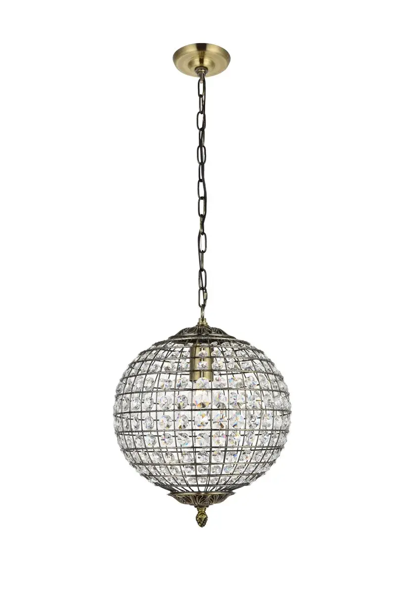 Earlene One Light Pendant in Antique Bronze