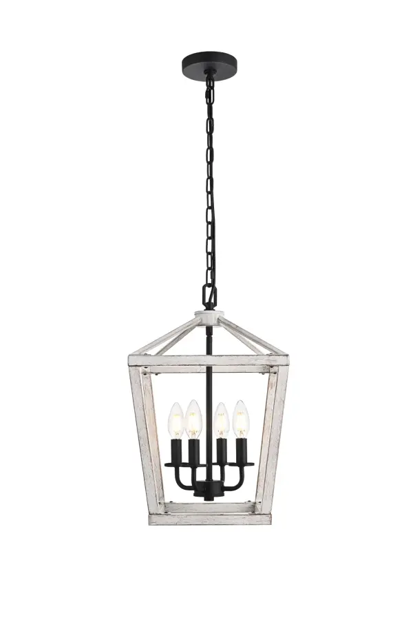 Dimensions
Chain/Rod Length: 60"
Length: 12"
Width: 12"
Height: 19"
Maximum Height: 82.9"
Wire Length: 78.7"
Specifications
Assembly Required: Yes
Bulb Included: No
Crystal/Glass Color: Clear
Dimmable: Yes
Distressed Finish: yes
Dry/Wet/Damp: DRY
ETL: Yes
Finish (Color): Weathered White and Black
Fixture Material: Iron
Hanging Device: Chain
Hardware Finish: Weathered White and Black
Harware Material: Iron
Max/Nominal Watt: 160W
Number of Lights: 4
Product Shape: Square
Product Type: Pendants
Product Warranty: 1 year limited
Socket Type: E12
Voltage: 110V
Wattage/Bulb: 40W
Weight: 7
Wire Included: Yes
Shipment type: Small Parcel