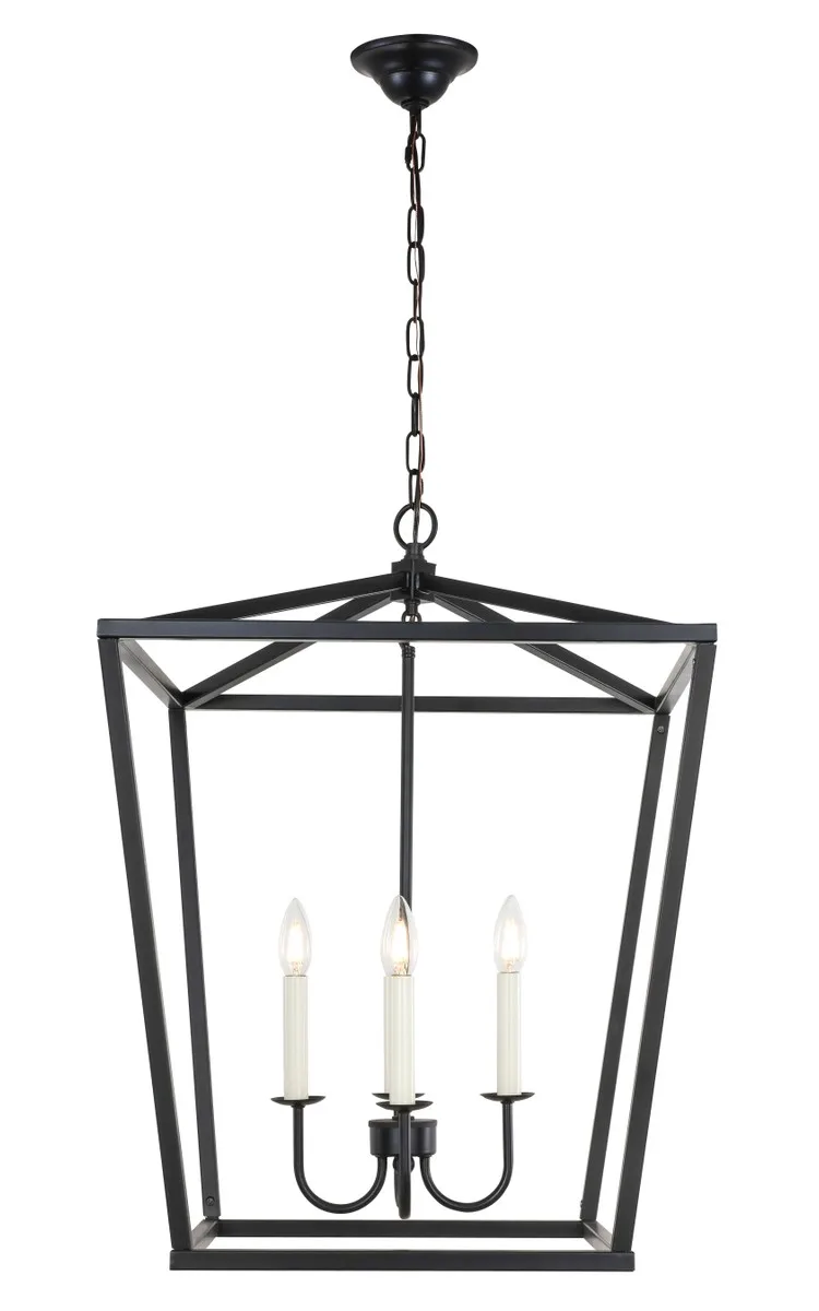 Maddox Four Light Pendant in Black