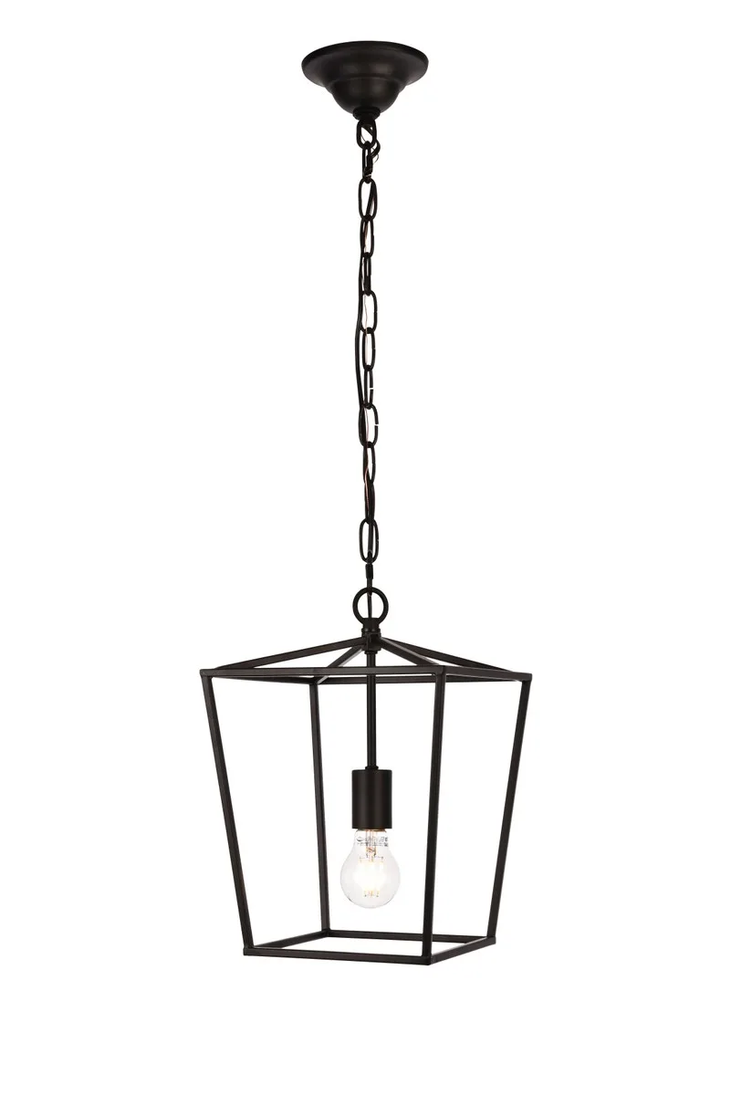 Maddox One Light Pendant in Black