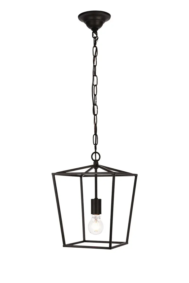 Maddox One Light Pendant in Black