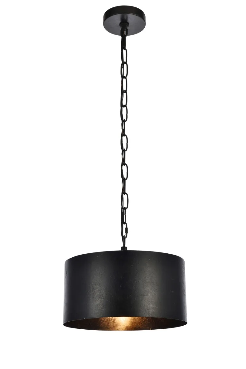 Miro One Light Pendant in Vintage Black