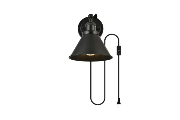 Specification Sheet
Dimensions
Length: 10.5"
Width: 7"
Height: 9"
Extension: 11"
Wire Length: 72.8"
Depth: 11"
Specifications
Assembly Required: Yes
Bulb Included: No
#N/A
Distressed Finish: No
Dry/Wet/Damp: Damp
ETL: yes
Finish (Color): Black
Fixture Material: Metal
Hardware Finish: Black
Harware Material: Iron
Max/Nominal Watt: 40W
Number of Lights: 1
Product Type: Vanity Lights
Product Warranty: 1 year limited
Socket Type: E26
Voltage: 110V
Wattage/Bulb: 40W
Weight: 2
Wire Included: Yes
Shipment type: Small Parcel
US Shipping Cost: $13.00