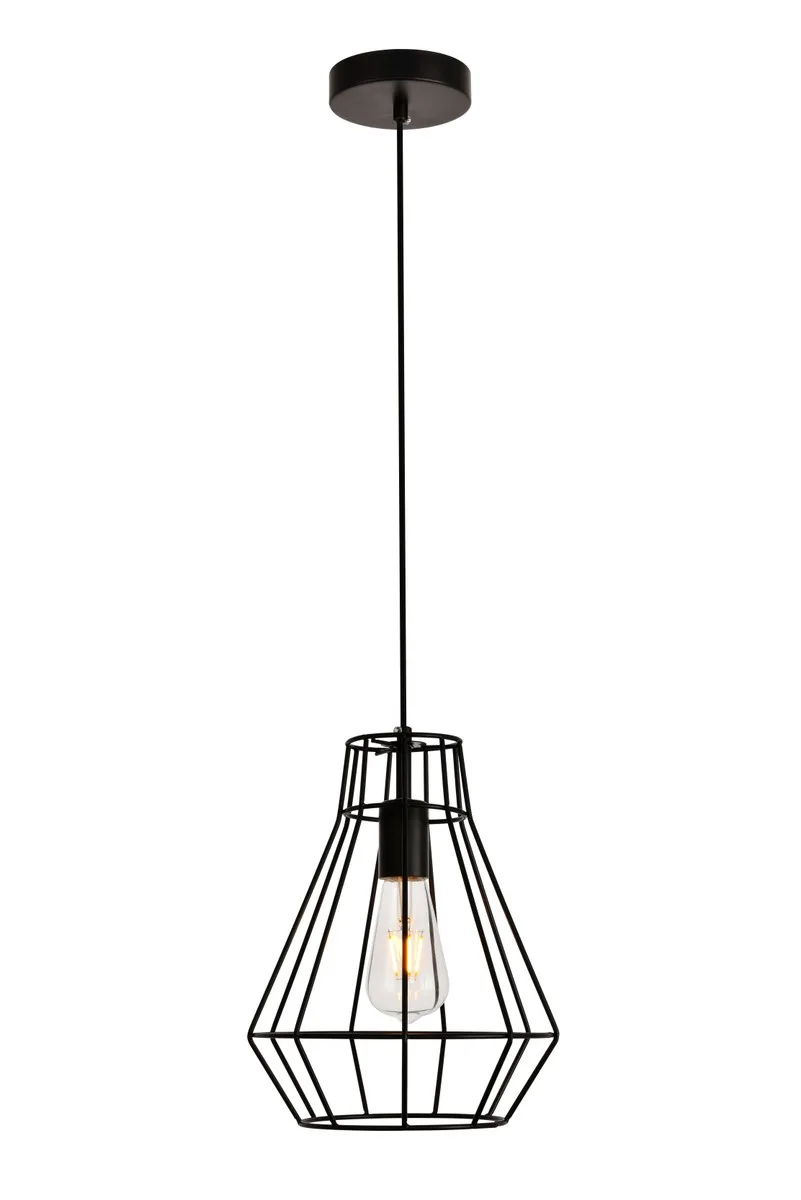 Jago One Light Pendant in Black