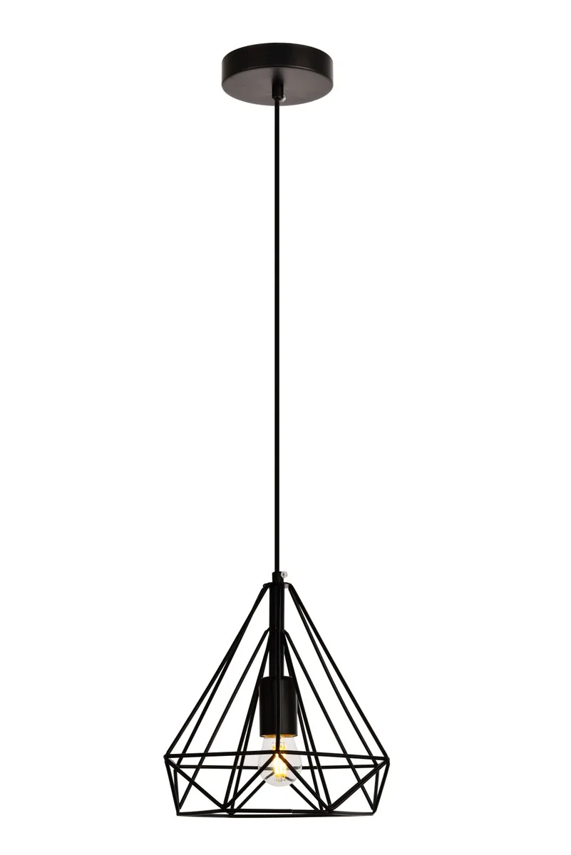 Jago One Light Pendant in Black