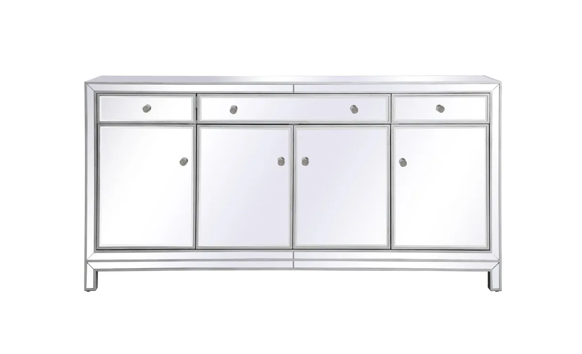 Reflexion Credenza in antique silver