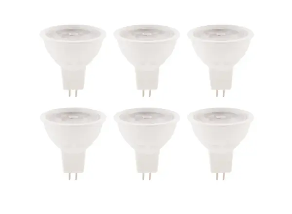 Dimensions
Width: 2"
Height: 2"
Specifications
Average Life (Hours): 15000
Color Temperature: 3000K
CRI: >80
Current: 550mA
DLC (Yes/No): No
Energy Star: NO
Estimated Yearly Energy Cost: 0.7227
Finish (Color): White
Fixture Material: PC+Aluminum
Led Type: San'an
Lens: PC
Life Based On 3Hrs/Day (Years): 13.7
Lumen/Watt: 83.3
Power: 0.7
Power Factor: 0.7
Product Type: Indoor Lighting
Product Warranty: 1 year limited
Socket Type: GU 5.3
1
Wire Included: No
Shipment type: Small Parcel