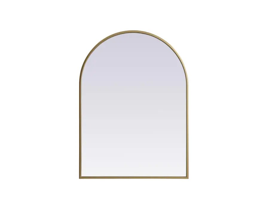 Ayra Arch Mirror in Brass - Image 1