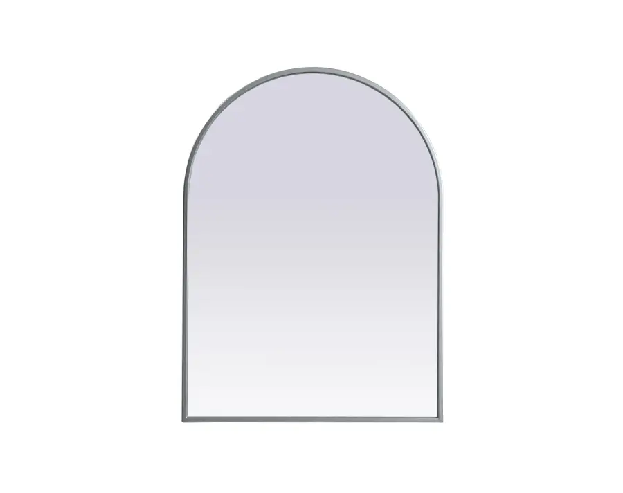Ayra Arch Mirror in Silver - Image 1
