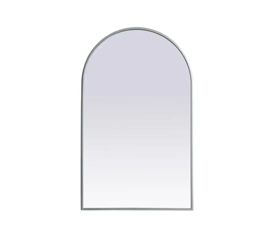 Ayra Arched Wall Mirror in Silver - Image 1