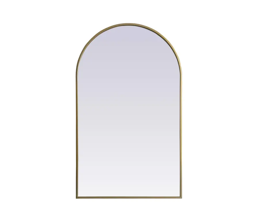 Ayra Arch Mirror in Brass - Image 1